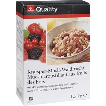 TGQ Crunchy Musli z Owocami Leśnymi 1,5kg