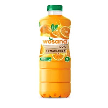 Wosana Sok 100% pomarańcza 1L