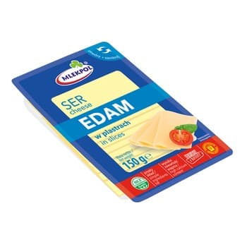 Ser Edam plastry 150g SM MLEKPOL