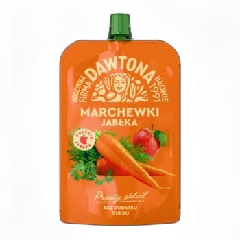 Dawtona Mus Marchewki jabłka 180g