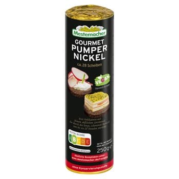 Pumpernikiel Party Mestemacher - chleb żytni pełnoziarnisty 250 g
