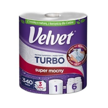 Ręcznik Papierowy Velvet Turbo szt. 1