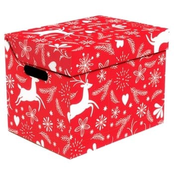 Pudło ONE XMAS Renifer czerwone