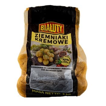 ZIEMNIAK JADALNY KREMOWY POLSKA 2KG BIAŁUTY