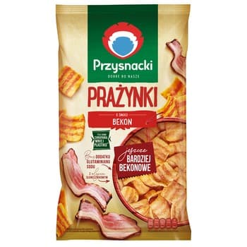 Przysnacki Prażynki o smaku bekonowym 120 g