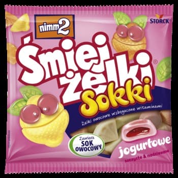 Nimm2 Śmiejżelki Sokki z Jogurtem 90 g