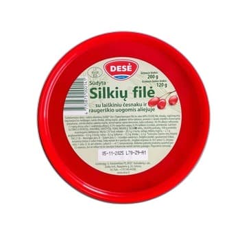 Dese Filety śledziowe ze szczypiorkiem i owocami berberysu 200g