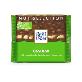 Ritter Sport Czekolada mleczna z całymi prażonymi orzechami laskowymi