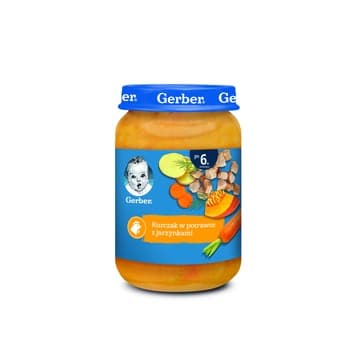 Gerber Obiadek Kurczak w potrawce z jarzynkami po 6 miesiącu 190 g
