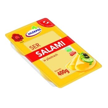 Ser Salami plastry 400g MLEKPOL