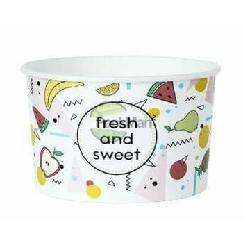 Miska papierowa do lodów 245 ml, 25 sztuk Kram