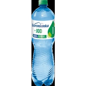 Ustronianka Woda gazowana z jodem 1,5l kaucja