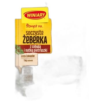 WINIARY Pomysł na... Soczyste żeberka z cebulą i natką pietruszki 28 g