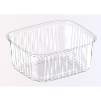 Pojemniki prostokątne transparentne REUSE PP|1000 ml|50szt.|PRATIPACK|Guillin Polska