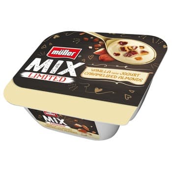Muller Jogurt Mix Vanilla Yoghurt & Caramelized Almonds 130g