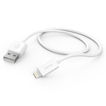 Kabel ładujący Hama Lightning 1m 201579 biały
