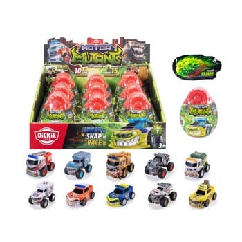 Dickie Toys MONSTER Motor Mutants Pojazd w jajku, 9 rodzajów