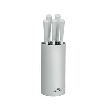 Komplet 5-szt. noży kuchennych w bloku Smart Light Grey