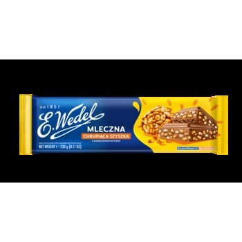 E.Wedel Czekolada mleczna z karmelizowanym ryżem preparowanym 230g