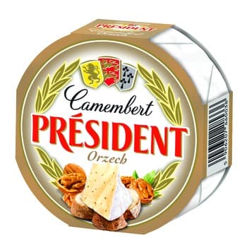 President Camembert Orzech 120 g