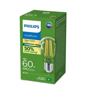 Żarówka LED Philips UltraEfficient 4W E27 ciepła barwa