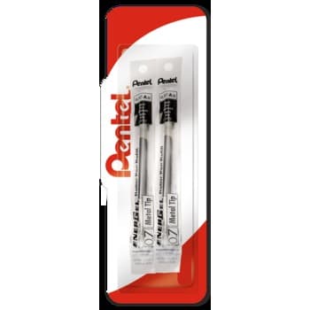 Pentel Wkład do piór kulkowych z serii EnerGel LR7 - czarny x 2
