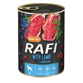 RAFI z jagnięciną - karma dla psa 400 g