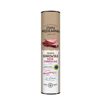 Kiełbasa krakowska sucha staropolska 320 g tuba Stara Wędzarnia