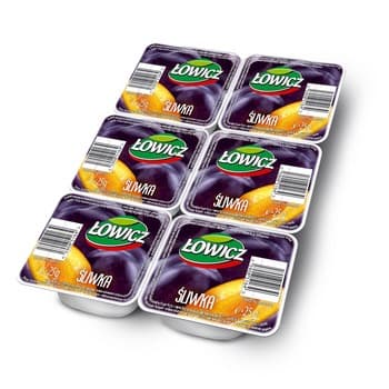 Łowicz Produkt owocowy do smarowania Śliwka 6x25 g