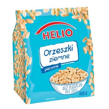 Orzeszki Ziemne Pieczone Bez Soli Helio 400 g