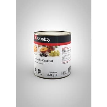 TGQ Koktajl z 5 owoców w syropie 820g