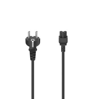Kabel sieciowy Hama koniczynka 200735 1,5 m Czarny