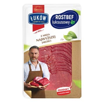 Rostbef luksusowy plastry 100g Łuków