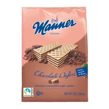Manner Wafle z kremem czekoladowym 75g