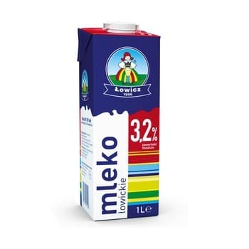 Mleko Łowickie Premium UHT 3,2% 1L Łowicz