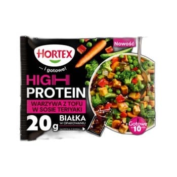 Hortex Warzywa z Tofu w sosie teriyaki High Protein 450g