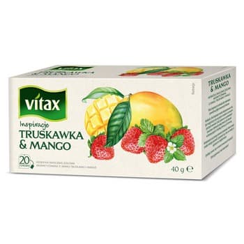 Herbata Vitax Inspiracje Truskawka&Mango 20 torebek x 2g