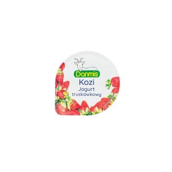 Kozi jogurt truskawkowy 125 g Danmis