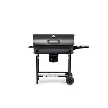 Grill węglowy "BECZKA" ruszt żeliwny