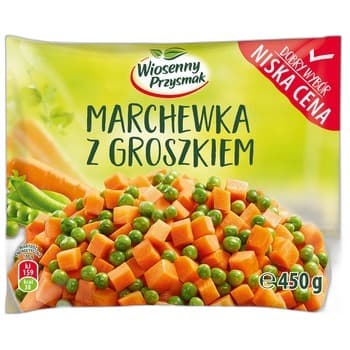 Wiosenny Przysmak marchewka z groszkiem 450g