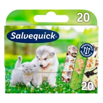 SALVEQUICK plastry dla dzieci Animal 20 szt.