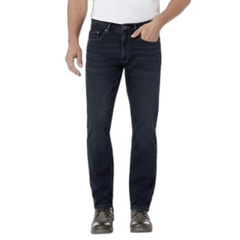 Jeansy Denver Stretch 32/34 granatowe