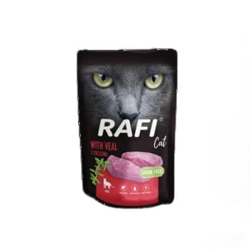 RAFI Cat z cielęciną - karma dla kota 100g