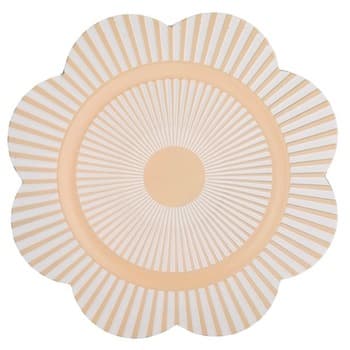 Podkładka pod talerz kwiat śr. 34,5 cm morelowa Altom Design