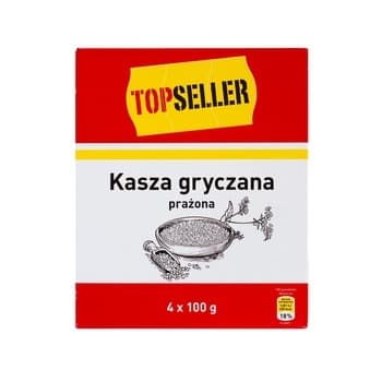 TOPSELLER Kasza gryczana prażona 4x100g