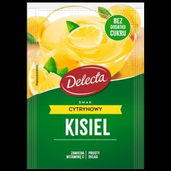 Kisiel smak cytrynowy 38g Delecta