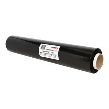 Folia stretch czarna ręczna 1,55 kg netto 1,80kg brutto