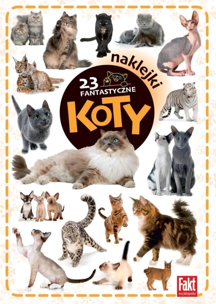 Encyklopedia 23 fantastyczne koty dla dzieci - praca zbiorowa