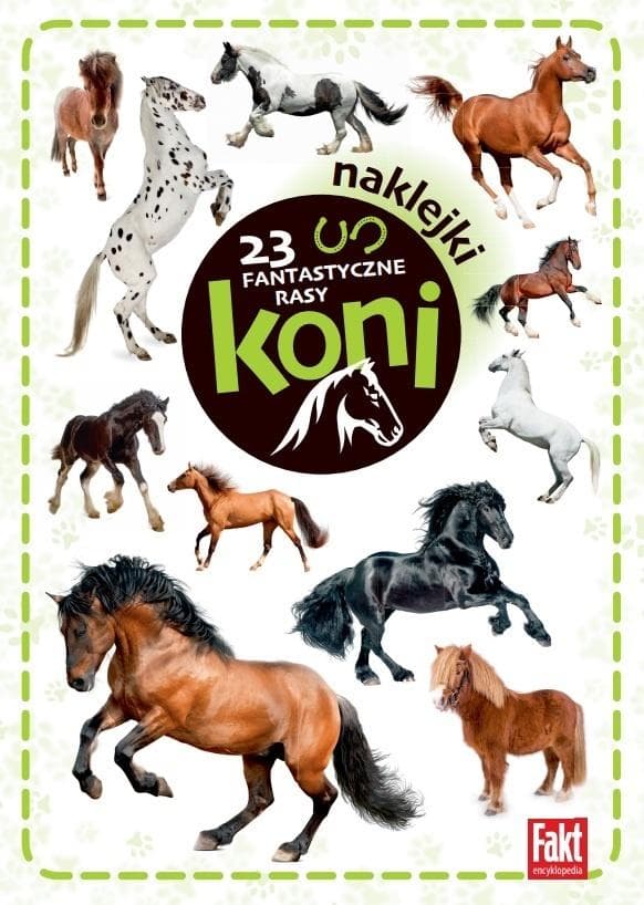 Kolorowanka dla dzieci - 23 Fantastyczne rasy koni