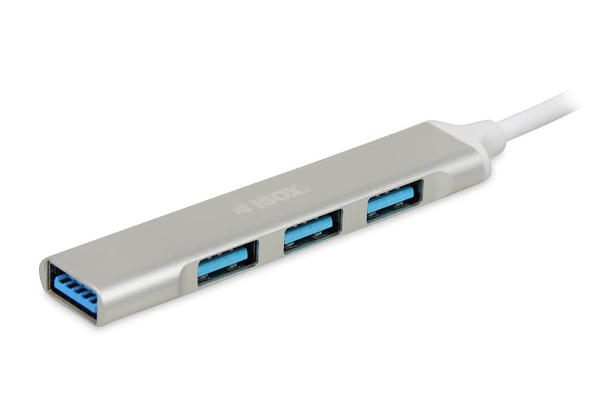 4-portowy HUB USB 3.0 + USB 2.0, Slim